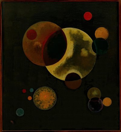 Heavy Circles by Wassily Kandinsky